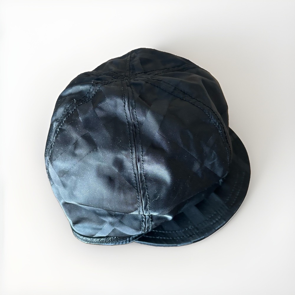 Burberry Kids YOUTH Newsboy cap Hat Size MEDIUM Black Gray - SEE MEASUREMENTS